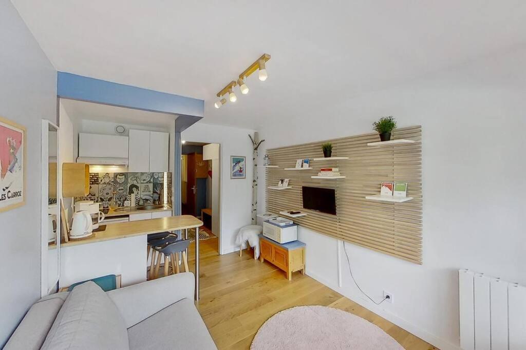 Studio Moderne De 18M2 Aux Carroz D'Araches لي كارو داراش المظهر الخارجي الصورة